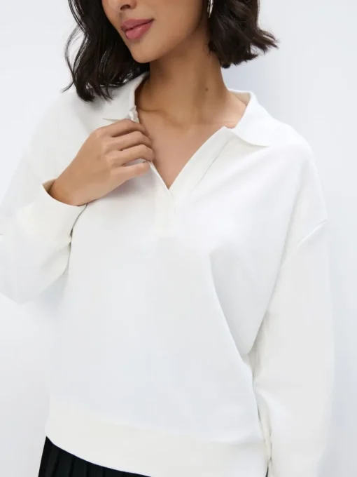 Sweatshirts>MOHITO Sweatshirt Creme