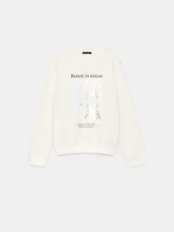 Sweatshirts></noscript>MOHITO Sweatshirt mit Druck Creme