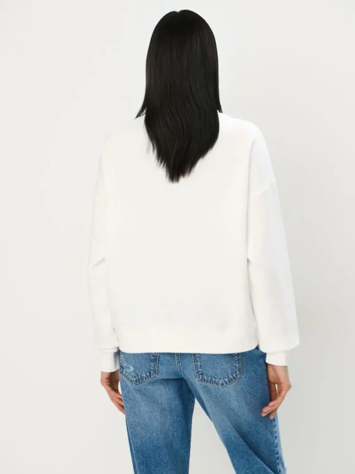 Sweatshirts>MOHITO Sweatshirt mit Druck Weiu00df