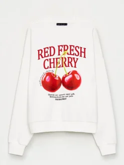 Sweatshirts></noscript>MOHITO Sweatshirt mit Druck Weiu00df