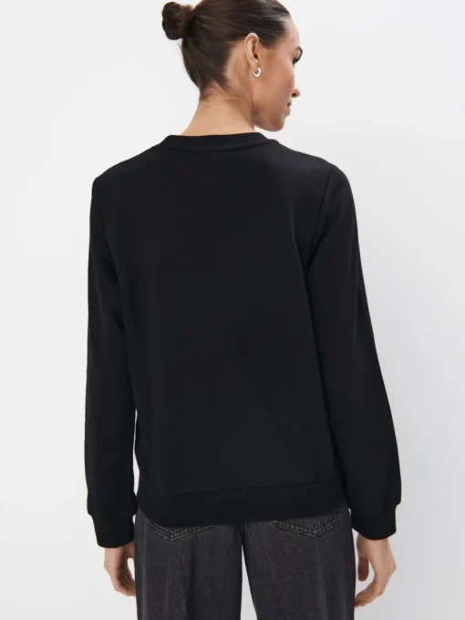 Sweatshirts>MOHITO Sweatshirt mit Druck Schwarz