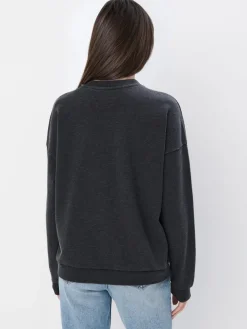 Sweatshirts></noscript>MOHITO Sweatshirt mit Druck Schwarz