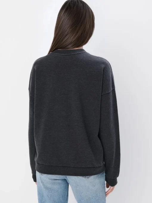 Sweatshirts>MOHITO Sweatshirt mit Druck Schwarz