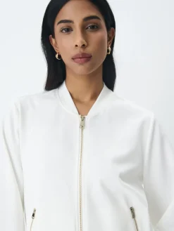 Sets>MOHITO Sweatshirt mit Reißverschlüssen Creme