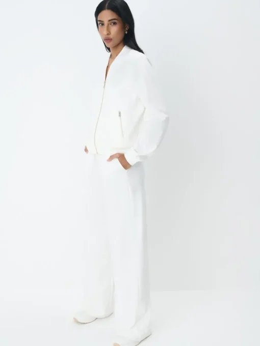 Sets>MOHITO Sweatshirt mit Reißverschlüssen Creme