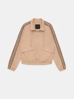 Sweatshirts|Sets></noscript>MOHITO Sweatshirt mit Reißverschlüssen Beige