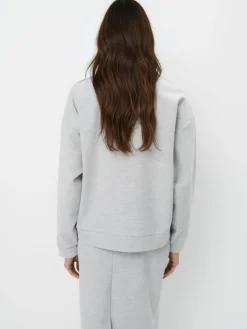 Sweatshirts|Sets></noscript>MOHITO Sweatshirt mit Reißverschlüssen Grau