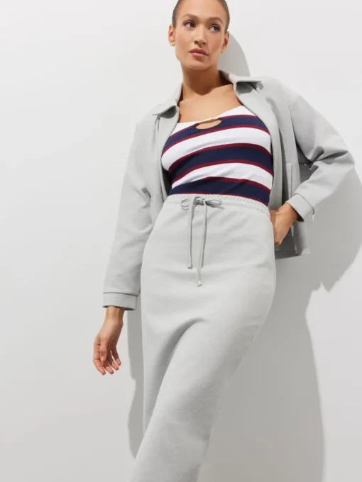 Sweatshirts|Sets>MOHITO Sweatshirt mit Reißverschlüssen Grau