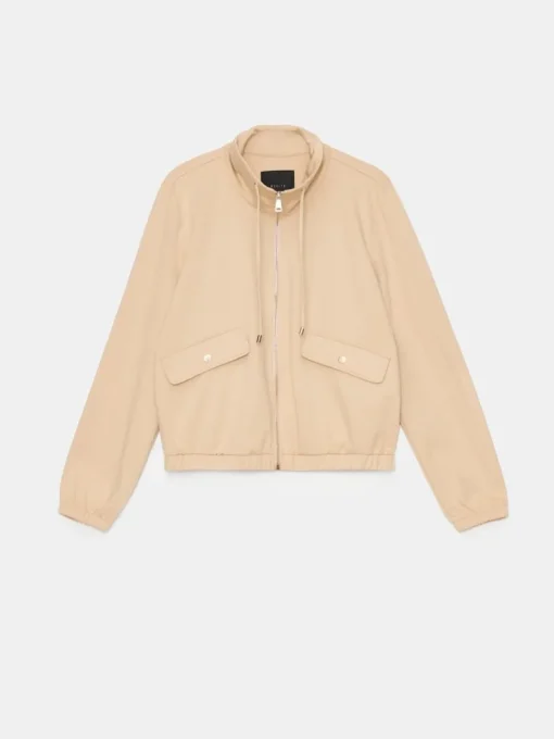 Sweatshirts>MOHITO Sweatshirt mit Reißverschlüssen Beige