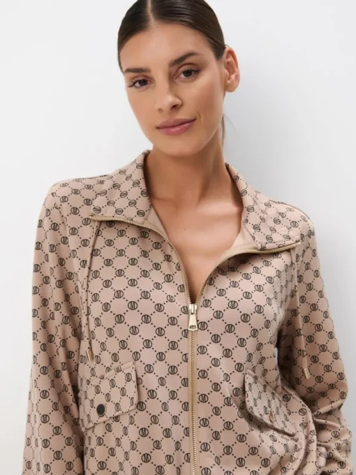 Sweatshirts|Sets>MOHITO Sweatshirt mit Reißverschlüssen Beige