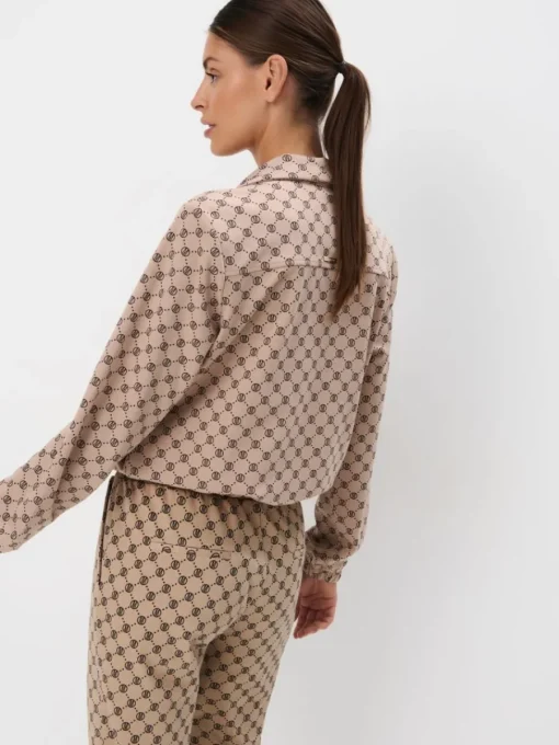 Sweatshirts|Sets>MOHITO Sweatshirt mit Reißverschlüssen Beige