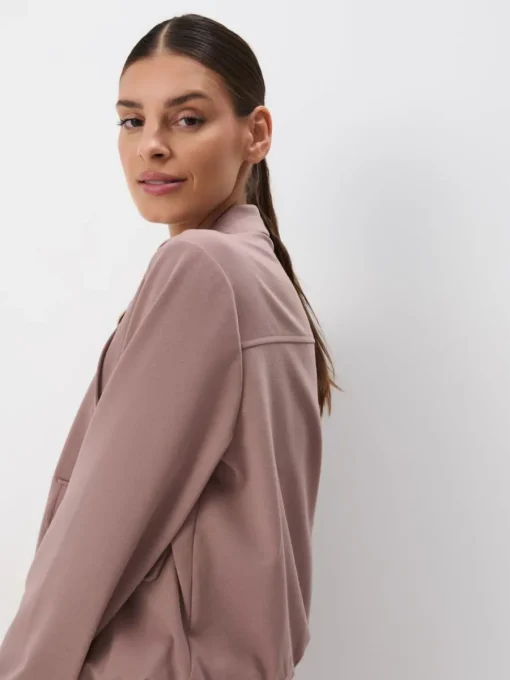 Sweatshirts>MOHITO Sweatshirt mit Reißverschlüssen Kaffeebraun