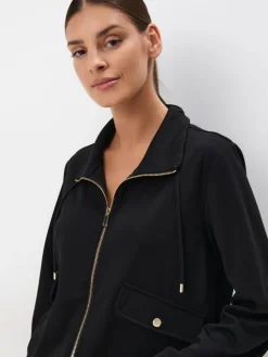 Am Häufigsten Ausgewählt|Sweatshirts></noscript>MOHITO Sweatshirt mit Reißverschlüssen Schwarz