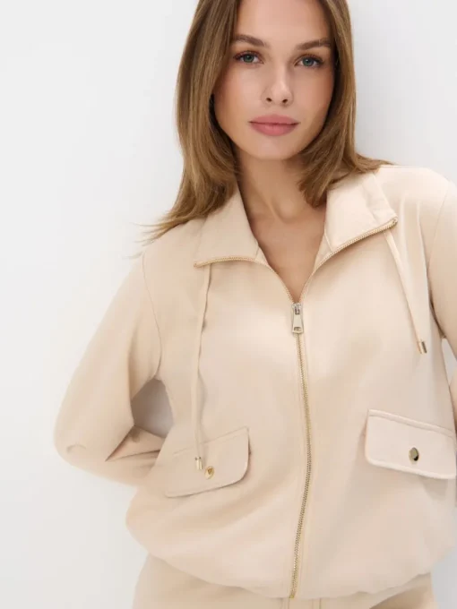 Am Häufigsten Ausgewählt>MOHITO Sweatshirt mit Reißverschlüssen Beige