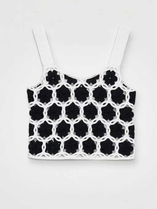 T-shirts, Tops>MOHITO Sweatstoff-Top Weiu00df