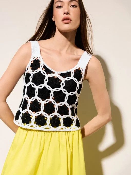 T-shirts, Tops>MOHITO Sweatstoff-Top Weiu00df