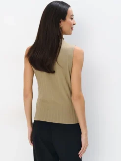 T-shirts, Tops></noscript>MOHITO Sweatstoff-Top Olivgrün