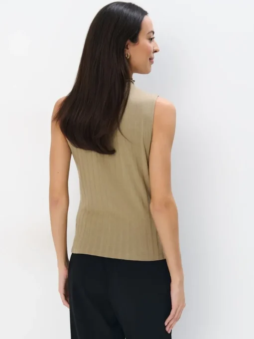T-shirts, Tops>MOHITO Sweatstoff-Top Olivgrün