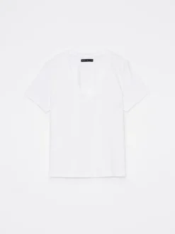 T-shirts, Tops></noscript>MOHITO T- Shirt mit V-Ausschnitt Weiu00df