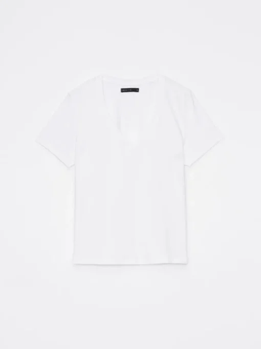 T-shirts, Tops>MOHITO T- Shirt mit V-Ausschnitt Weiu00df