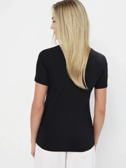 T-shirts, Tops>MOHITO T- Shirt mit V-Ausschnitt Schwarz