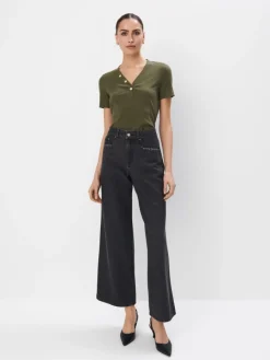 T-shirts, Tops>MOHITO T- Shirt mit V-Ausschnitt Grün