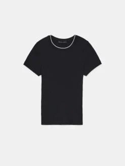 Blusen, Hemden>MOHITO Top aus Rippstrick Schwarz