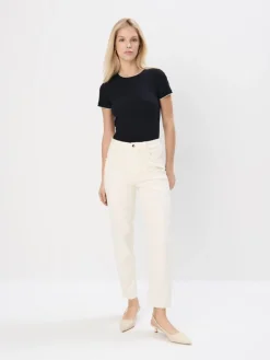 Blusen, Hemden>MOHITO Top aus Rippstrick Schwarz
