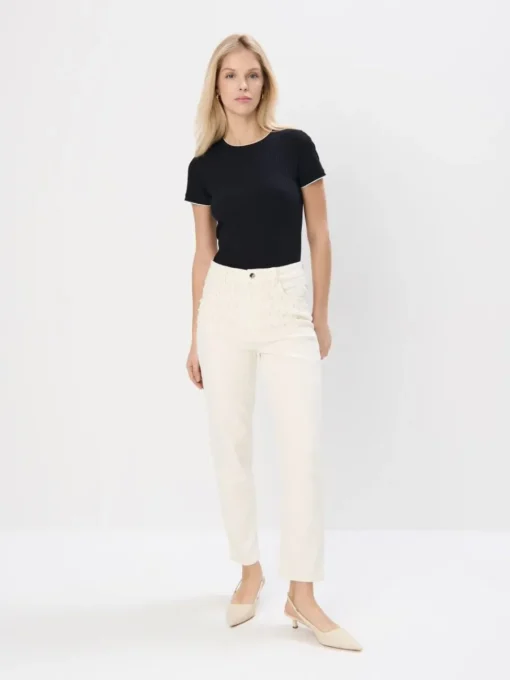 Blusen, Hemden>MOHITO Top aus Rippstrick Schwarz