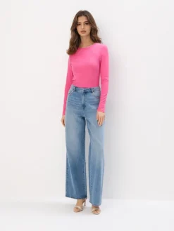 Blusen, Hemden>MOHITO Top aus Rippstrick Pink