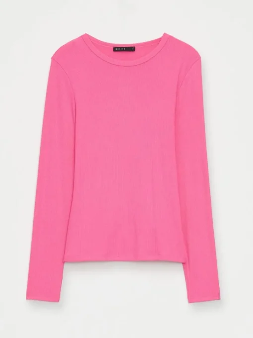 Blusen, Hemden>MOHITO Top aus Rippstrick Pink