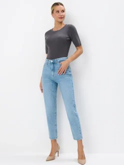 Blusen, Hemden>MOHITO Top aus Rippstrick Grau