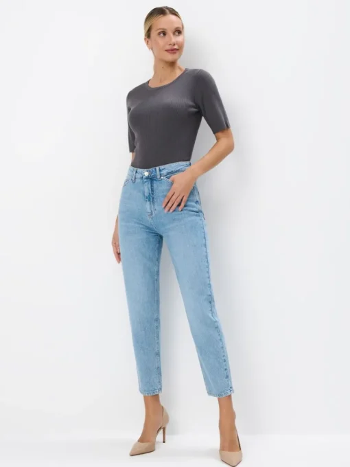 Blusen, Hemden>MOHITO Top aus Rippstrick Grau