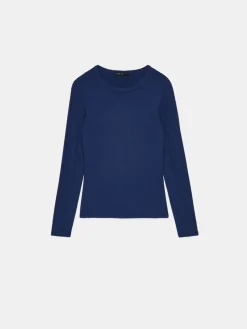 T-shirts, Tops|Blusen, Hemden></noscript>MOHITO Top aus Rippstrick Navy