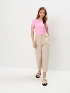Blusen, Hemden>MOHITO Top aus Rippstrick Pink
