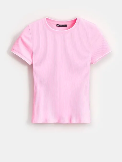 Blusen, Hemden>MOHITO Top aus Rippstrick Pink