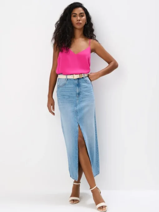 T-shirts, Tops>MOHITO Top Basic Pink