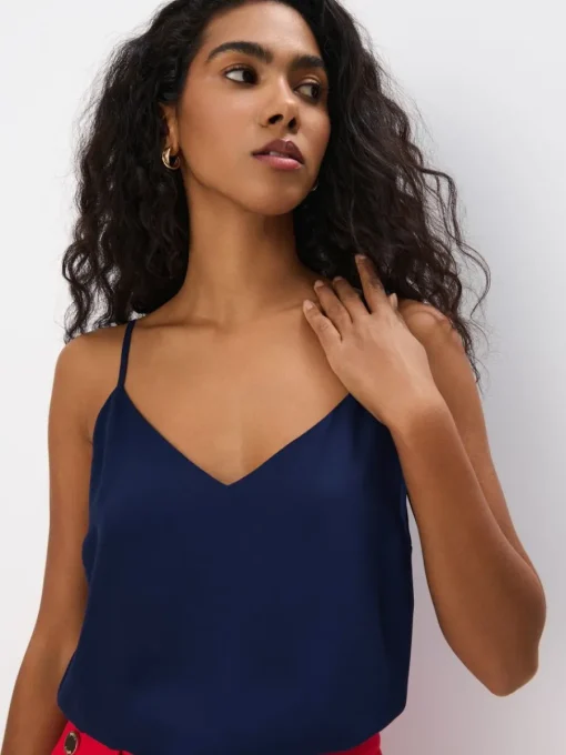 T-shirts, Tops>MOHITO Top Basic Navy