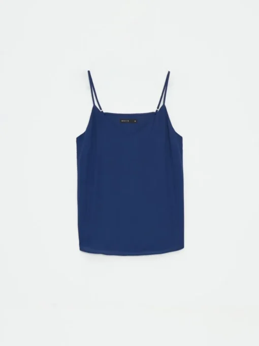 T-shirts, Tops>MOHITO Top Basic Navy