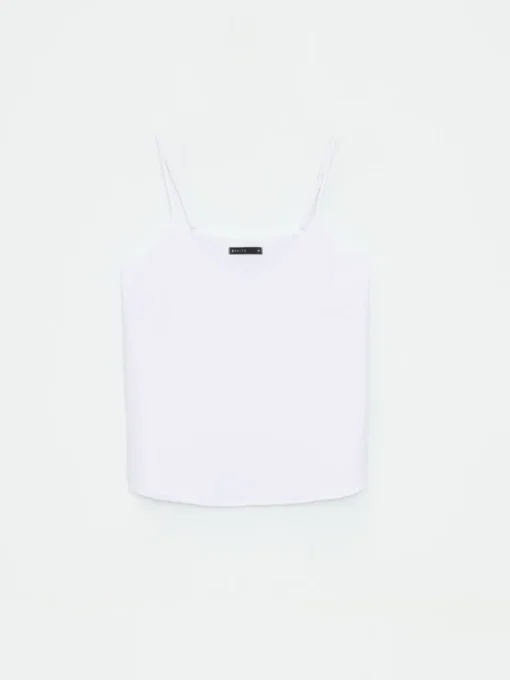 T-shirts, Tops>MOHITO Top Basic Weiu00df