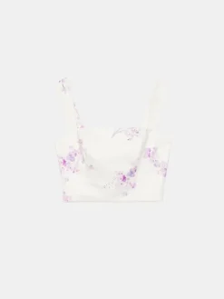 T-shirts, Tops|Blusen, Hemden></noscript>MOHITO Top mit Blumenmuster Creme