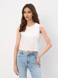 Blusen, Hemden>MOHITO Top mit breiten  Trägern Creme