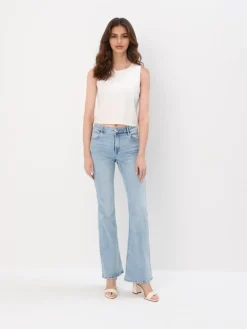 Blusen, Hemden>MOHITO Top mit breiten  Trägern Creme