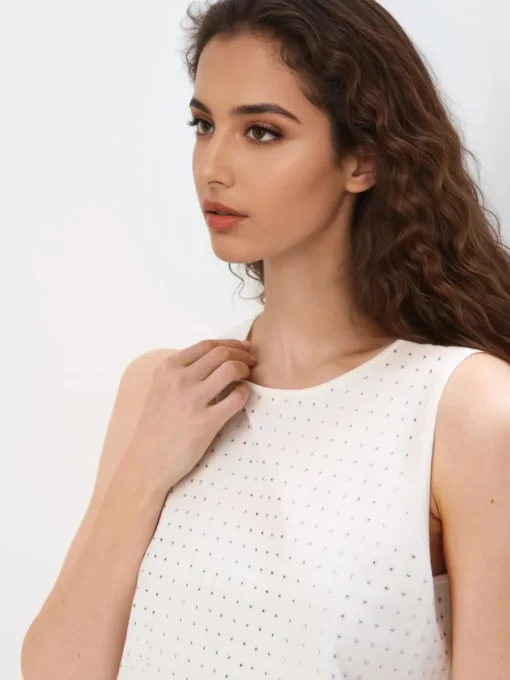 Blusen, Hemden>MOHITO Top mit breiten  Trägern Creme