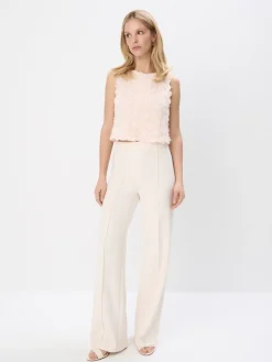Blusen, Hemden></noscript>MOHITO Top mit Dekoelement Nude