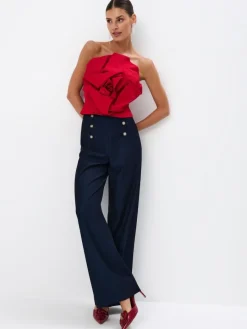 T-shirts, Tops>MOHITO Top mit dekorativem Detail Rot