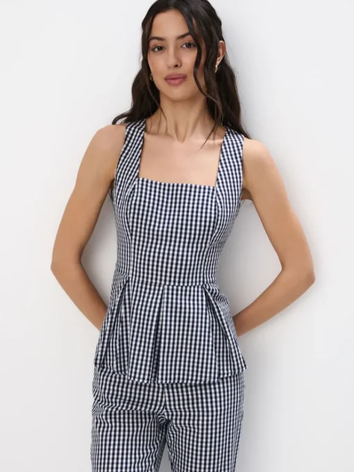 Blusen, Hemden>MOHITO Top mit Federn Navy