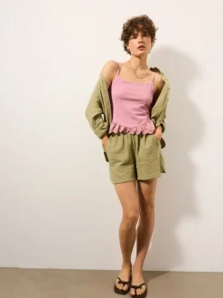 T-shirts, Tops>MOHITO Top mit Federn Pink