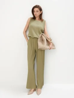 T-shirts, Tops>MOHITO Top mit Federn Grün