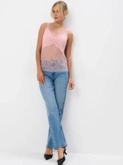 T-shirts, Tops>MOHITO Top mit Federn Pink